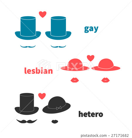 Gay, lesbian and hetero love couples 27171682
