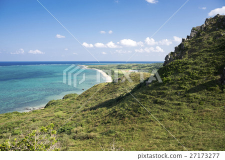 從Ishigakijima到Hirano海灘方向的Hirakubozaki 27173277