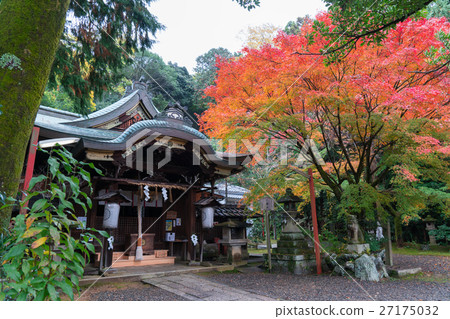 Autumn leaves of Kyoto Awata Shrine 27175032