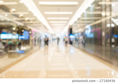 Abstract blur shopping mall 27180436