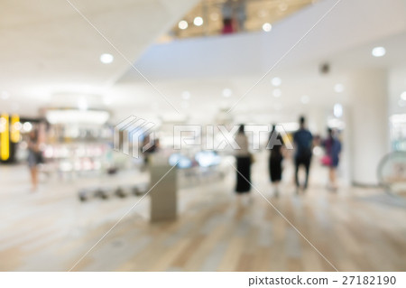 Abstract blur shopping mall Abstract blur shopping mall 27182190