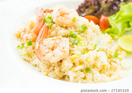 Fries rice with shrimp 27185320