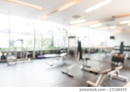 Abstract blur gym and fitness room Abstract blur gym and fitness room 27186935