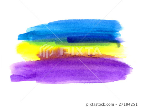 Watercolor blot on white background Watercolor blot on white background 27194251