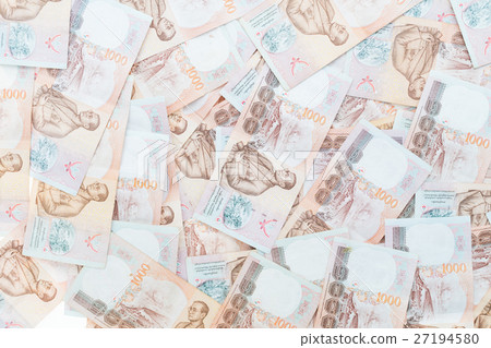 Thai banknote and cash Thai banknote and cash 27194580