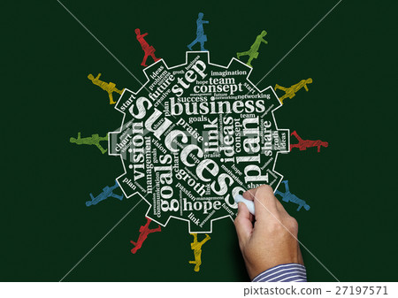 Gear made of business image phrase 27197571