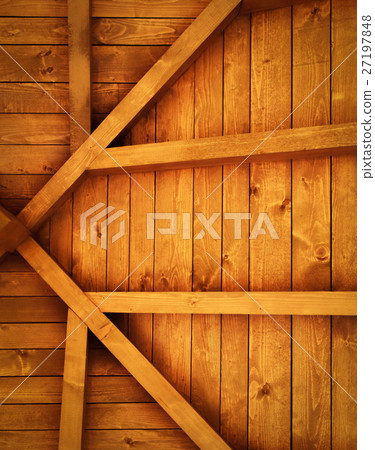 wooden roof truss detail 27197848