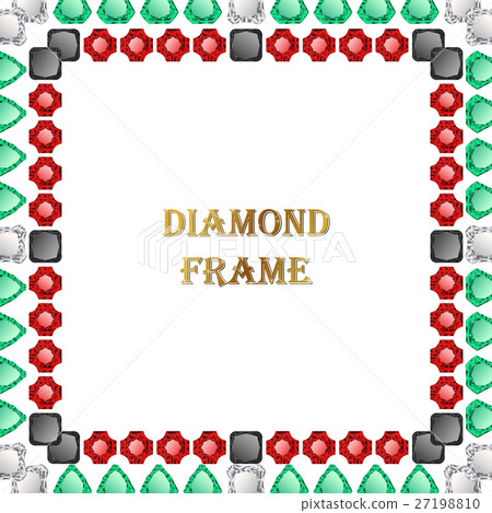Diamonds square frame 27198810