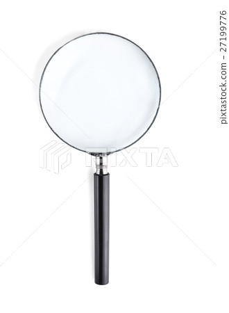 Magnifier or Magnifying glass isolated on white Magnifier or Magnifying glass isolated on white 27199776