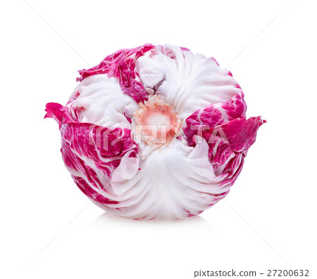 Radicchio, red salad isolated on white background 27200632