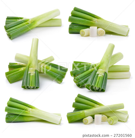 图库照片: japanese bunching onion
