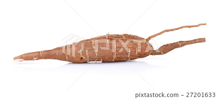 Cassava isolated on a white background 27201633