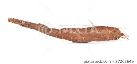 Cassava isolated on a white background 27201649