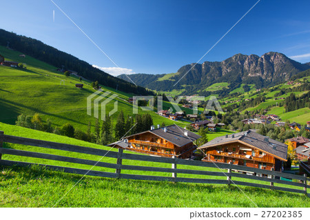 The village of Inneralpbach in Alpbach Valley The village of Inneralpbach in Alpbach Valley 27202385