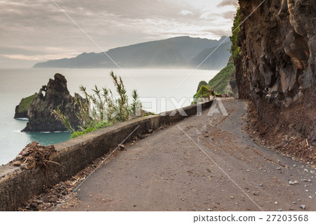 an empty road in Madeira island, Portugal 27203568