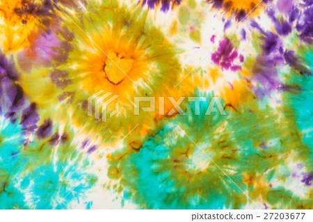 abstract colorful spots of nodular batik 27203677