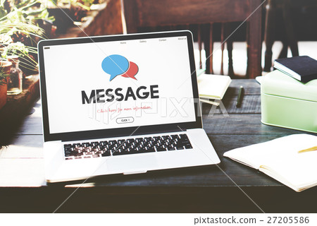 Social Blog Communication Connection Message Concept 27205586