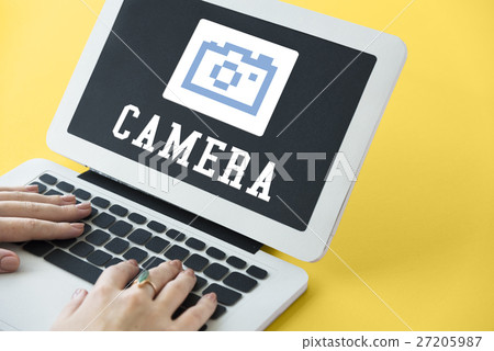 Capture Photographer Camera Icon Graphic Concept Capture Photographer Camera Icon Graphic Concept 27205987