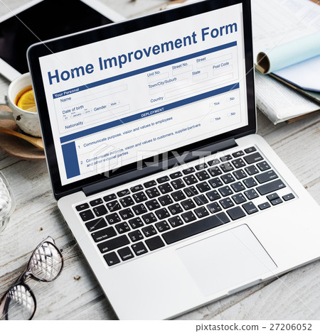 Home Improvement Form Document Concept 27206052