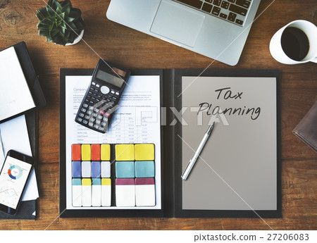 Time for Taxes Money Financial Accounting Taxation Concept 27206083