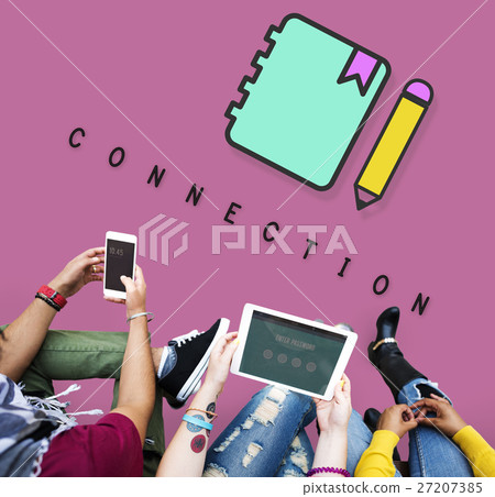 Notebook Pencil Write Communication Graphic Concept 27207385