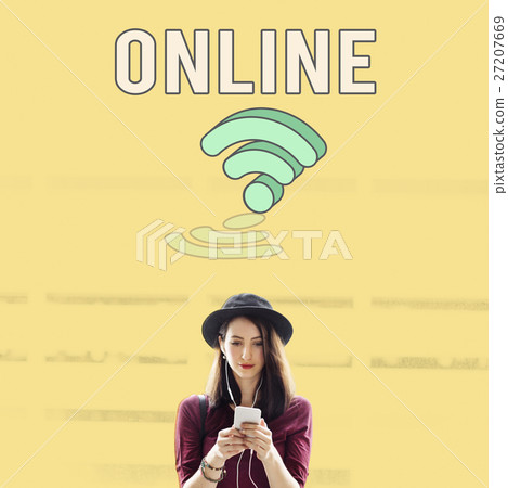 Communication Connection Technology Internet Concept 27207669