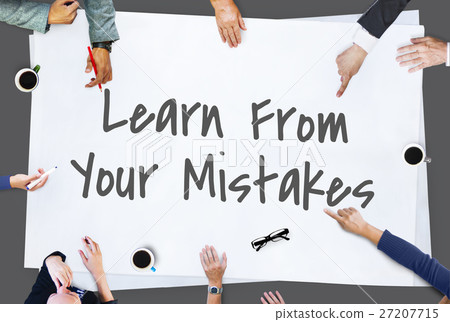 Learn From Your Mistakes Concept Learn From Your Mistakes Concept 27207715