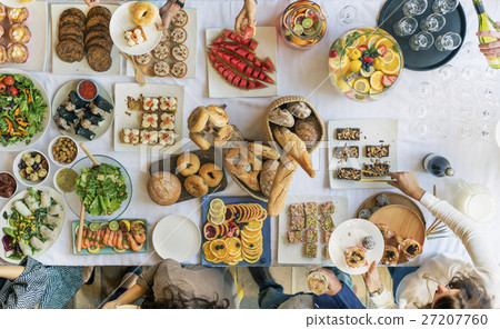 Food Catering Cuisine Culinary Gourmet Buffet Party Concept 27207760