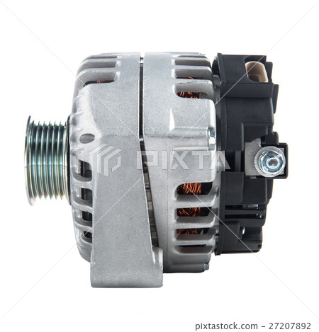 Power generator or alternator isolated on white  27207892