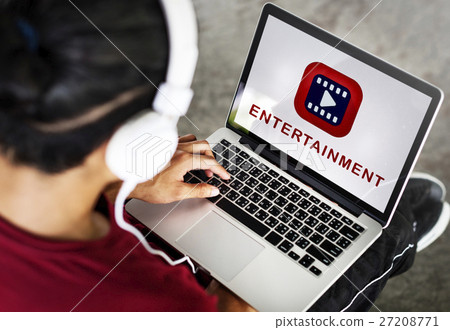Entertainment Media Video Play Icon Entertainment Media Video Play Icon 27208771