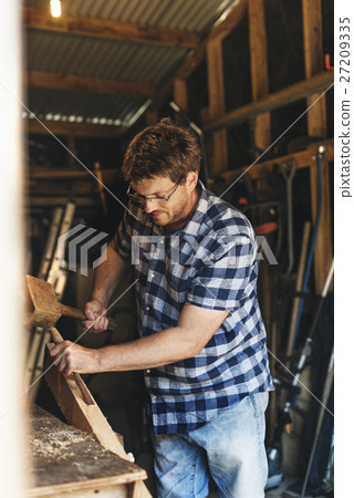 Carpenter Craftman Lumber Timber Woodwork Concept Carpenter Craftman Lumber Timber Woodwork Concept 27209335