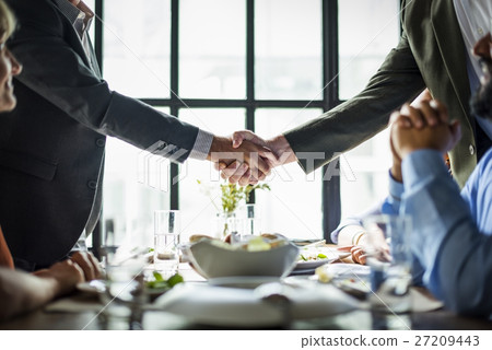 Business People Shaking Hands Agreement Concept 27209443