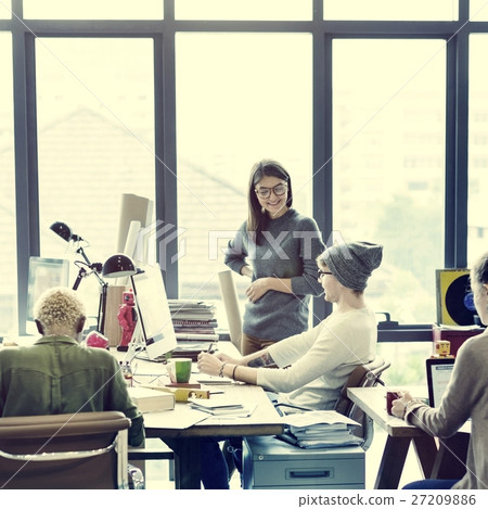 Teamwork Discussion Meeting Brainstorming Start up Concept 27209886