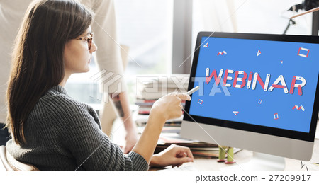 Domain Hompage Html Web Design Webinar SEO Concept 27209917