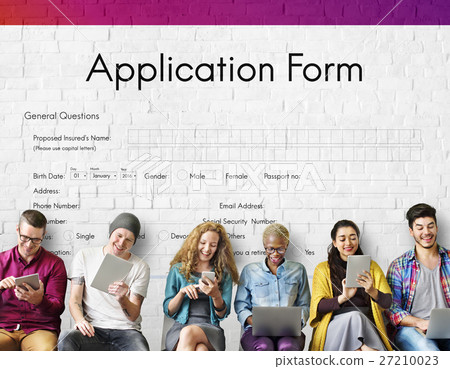 Application Form Document Filling Concept 27210023