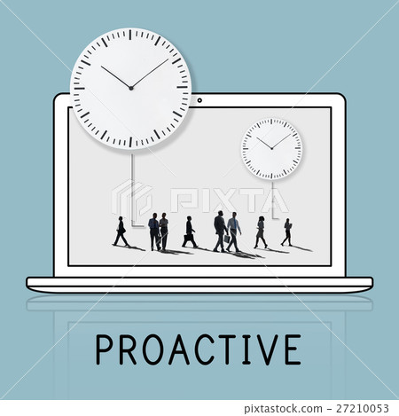 People Silhouette Time Management Concept 27210053