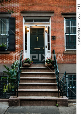 Front Door of a Beautiful Georgian Era house 27210311