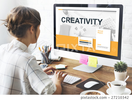 Creative Thinking Process Design Graphic Concept Creative Thinking Process Design Graphic Concept 27210342