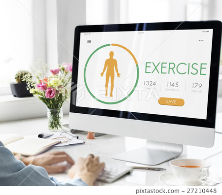 Calorie Counter Health Diet App Concept 27210448