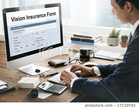 Vision Insurance Wellness Document Form Concept 27210592