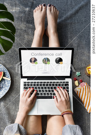 Conference Call Network Communication Concept 27210637