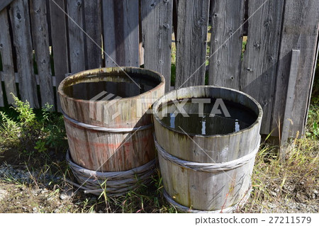 Wooden pail Wooden pail 27211579