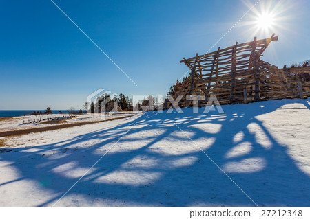 A rupture dwellings trace of the Obo Shrine Site 27212348