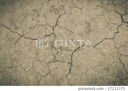 Cracked ground texture background in vintage style Cracked ground texture background in vintage style 27212373