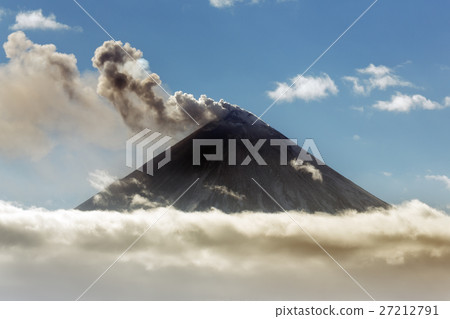 Explosive-effusive eruption Klyuchevskoy Volcano 27212791
