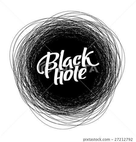 Round scribble vector frame with Black Hole text Round scribble vector frame with Black Hole text 27212792