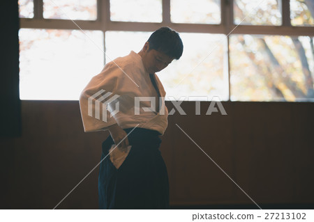 合氣道 男式正裝裙褲 道服 27213102