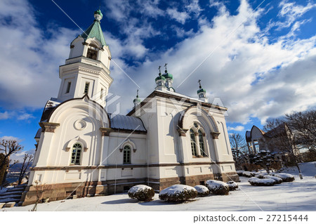 函館基督教東正教白雪覆蓋 27215444