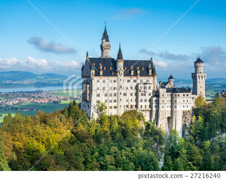 Neuschwanstein castle in Germany Neuschwanstein castle in Germany 27216240