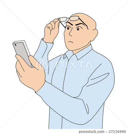 Watch smartphone _ Shou ~ _ Young man Watch smartphone _ Shou ~ _ Young man 27216990